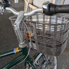 中古自転車　26インチ　緑の画像