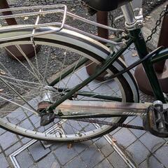 中古自転車　26インチ　緑の画像