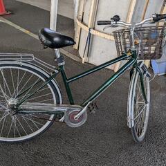 中古自転車　26インチ　緑