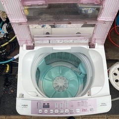 AQUA 8kg全自動洗濯機　AQW-VW800F　分解洗浄済み　１ヶ月保証つき　【リサイクルショップ道楽屋】　の画像