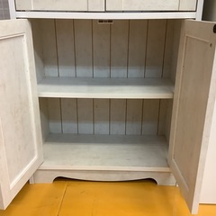 【リサイクルサービス八光】幅590㎜　カントリー　キッチンキャビネット　追加キャビネット付きの画像