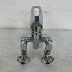 【KVK】 シングルレバー式混合栓 壁付きシングル KM550G キッチン水栓 洗面水栓 Y0365の画像