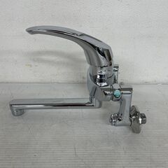 【KVK】 シングルレバー式混合栓 壁付きシングル KM550G キッチン水栓 洗面水栓 Y0365の画像