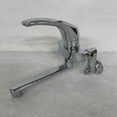 【KVK】 シングルレバー式混合栓 壁付きシングル KM550G...