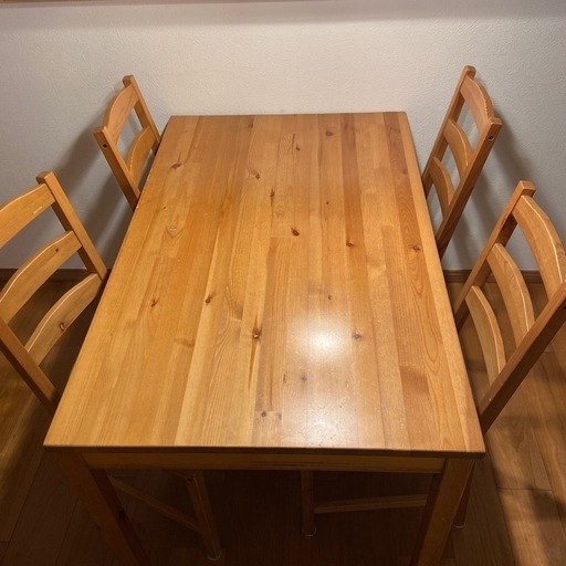 IKEA ヨックモック　ダイニングテーブルセット