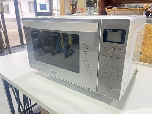 【 Haier ハイアール 】電子レンジ JM-FH18H 2021年 50/60Hz共用 お手入れ簡単 フラットタイプ オートメニュー 簡単操作