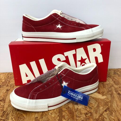 【781】スニーカー コンバース ONE STAR Timeline RED  27.0cm