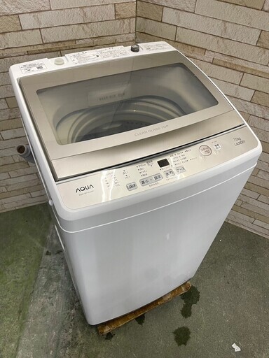 【美品】大阪送料無料★3か月保障付き★洗濯機★2021年★アクア★7kg★AQW-GP70JJ(W)★S-449