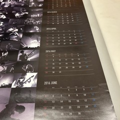 UVERworld  ポスター　2016年前半 カレンダー　の画像