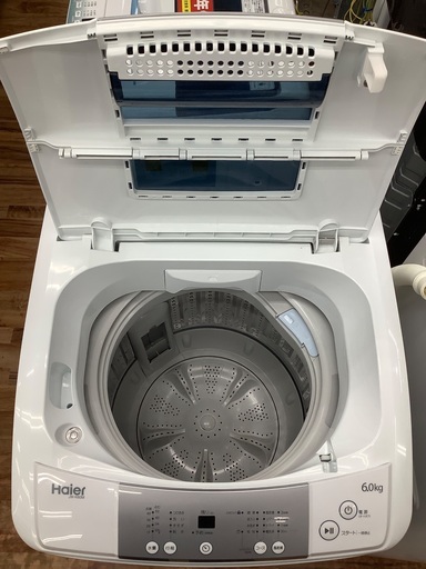 Haier 6.0kg全自動洗濯機 JW-K60M 2016年製