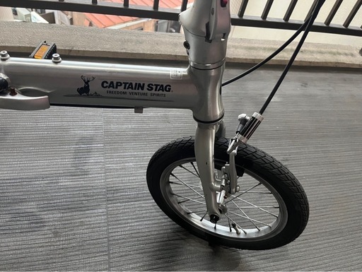 【美品】キャプテンスタッグ（captainstag）　折り畳み自転車・収納袋