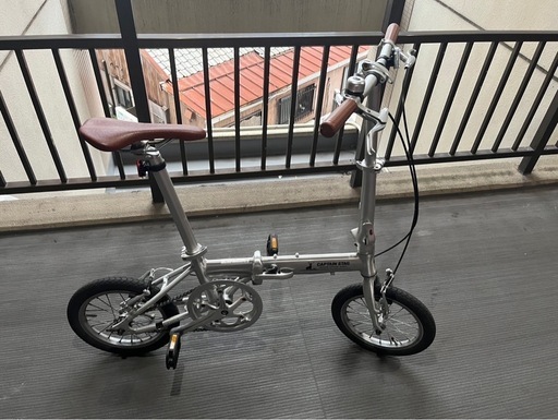 【美品】キャプテンスタッグ（captainstag）　折り畳み自転車・収納袋