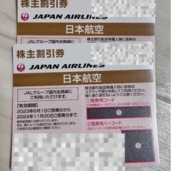 JAL株主優待券【2024/11/30まで】