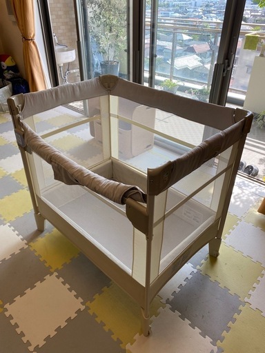 【美品】アプリカ　ベビーベッド　ココネル（取扱説明書付き）