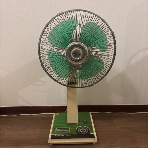 東芝製　扇風機　レトロ　昭和家電