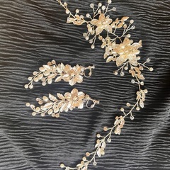 イヤリング　ヘッドドレス　セット