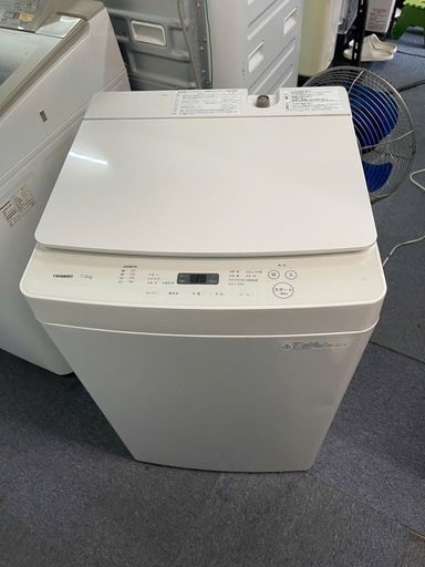 北九州市内配送設置無料　保証付き 全自動洗濯機 ホワイト WM-EC70W [洗濯7.0kg /簡易乾燥(送風機能) /上開き]