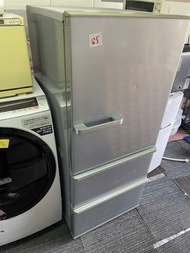 北九州市内配送設置無料　保証付き AQR-27G-S 冷蔵庫 ミスティシルバー [272L /3ドア /右開きタイプ]