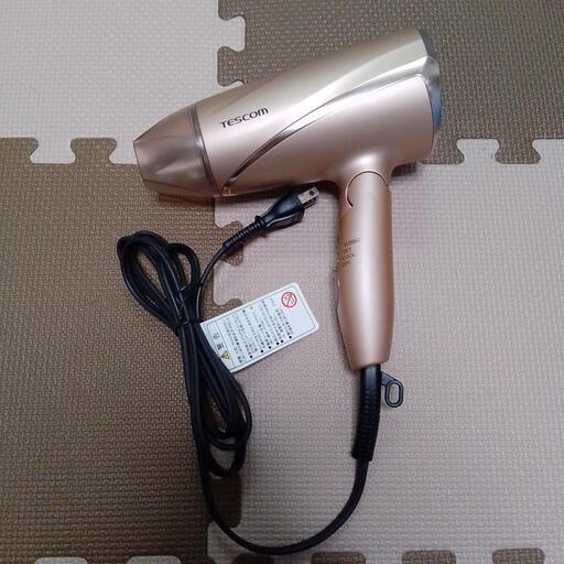 中古ドライヤー　美品　TESCOM　TD330B-N