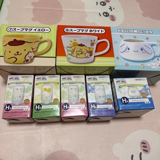 サンリオ、ポケモンマググラスセット