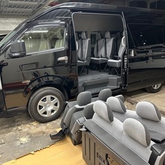 ハイエースシートの画像