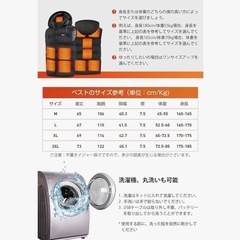 新品未使用品です❣️❣️ 電熱ベスト 加熱ベスト 【30000mAhバッテリー付き & 前後11箇所発熱】 ヒーター ベスト フード着脱可能 3段階温度調節 最大約70℃ レディース メンズ ヒートジャケット USB給電 DC給電 発熱 ベスト ヒートベスト 洗濯可能 速暖 大きいサイズ 男女兼用 通勤通学 屋外作業 (XL)の画像