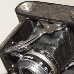  小西六 Konishiroku Pearl ★occupied Japan★ 75mm F4.5 蛇腹カメラの画像