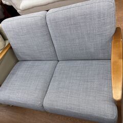 ☆ジモティー割引有☆　IKEA/2Pｿﾌｧ/ｴｰｹﾈｾｯﾄ/GRY