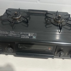 LPガスパロマ ガスコンロ IC-S37-R 電池＆ガスホース