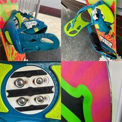 スノーボード DEATH LABEL "MEN IN BLACK" 153cm（バインディング付）の画像