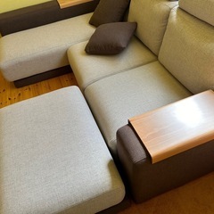 【商談中】CASACASAＬ型カウチ付きソファ　の画像