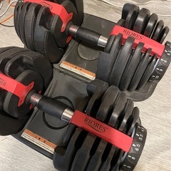 ダイヤル調整式可変式ダンベル 24kg‪×2