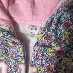 gap 裏起毛　ジップパーカー　2yearsの画像