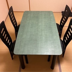 大塚家具ダイニングテーブルと椅子4脚