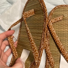 薄めの草履🤎未使用の画像