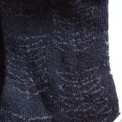 タグ付き新品 ゴム部分ゆったりのあたたか毛混 婦人靴下23～25cm 2足組の画像