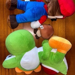 スーパーマリオ　ぬいぐるみの画像