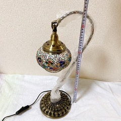 アンティーク　スタンドグラスライト(新品・未使用)の画像