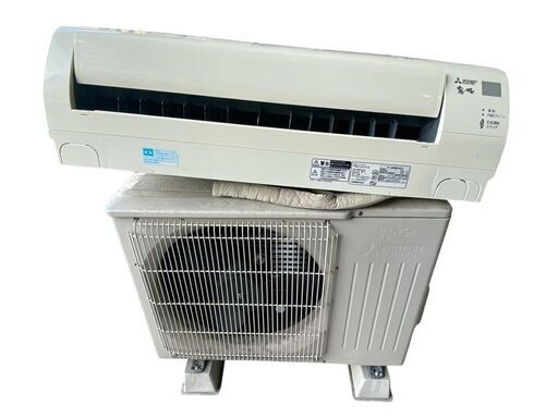 【決まりました】激安三菱ルームエアコン 主に6畳用 室内機 MSZ-GV2216-W 室外機 MUCZ-G2216 2017年製