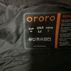 ORORO メンズ 軽量ヒーターベスト バッテリーパック付きの画像
