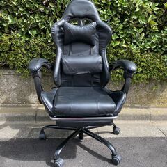 ●ゲーミングチェア　オフィスチェア　中古品　USED品　黒　東京...
