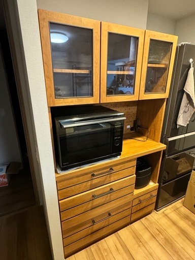 キッチンボード 北欧ナチュラル系 幅 105cm