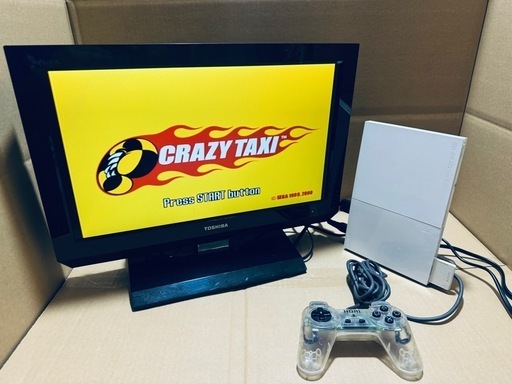 PS2 本体 薄型 SCPH-90000 本体一式セット 動作品