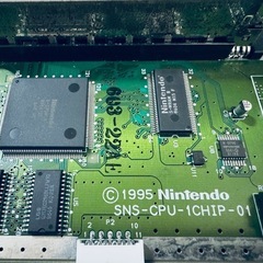 【分解洗浄済み】スーパーファミコン本体　1chip -01 本体一式セットの画像