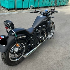 レオンアートデイトナ125 低走行　アメリカン　小型ミッション　原付2種　希少の画像