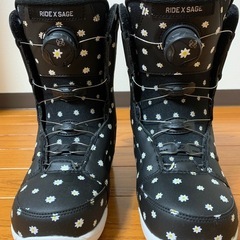 RIDE SAGE スノーボードブーツ 女性用 新品 23cm 花柄