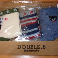 mikihouse　ミキハウス　DOUBLE_B　ダブルB　靴下...