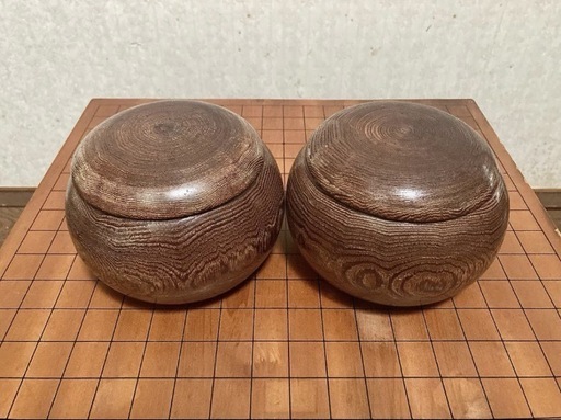 値下げ　値段応相談　足つき碁盤　 高級　囲碁セット　本榧　本蛤/那智黒碁石