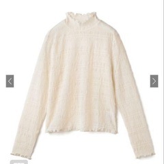 GRL　シャーリングシアーハイネックトップスの画像