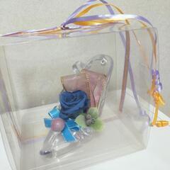 ガラスの靴の置物